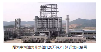 中海油惠州炼油延迟焦化装置